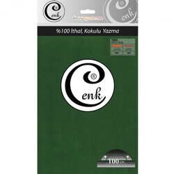 CENK,DÜZ RENK YAZMA 100CM 1004 KOYU YEŞİL - 