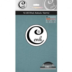 CENK,DÜZ RENK YAZMA 100CM 0357 KOYU NİL - 