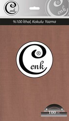 CENK,DÜZ RENK YAZMA 100CM 0426 SÜTLÜ KAHVE - 