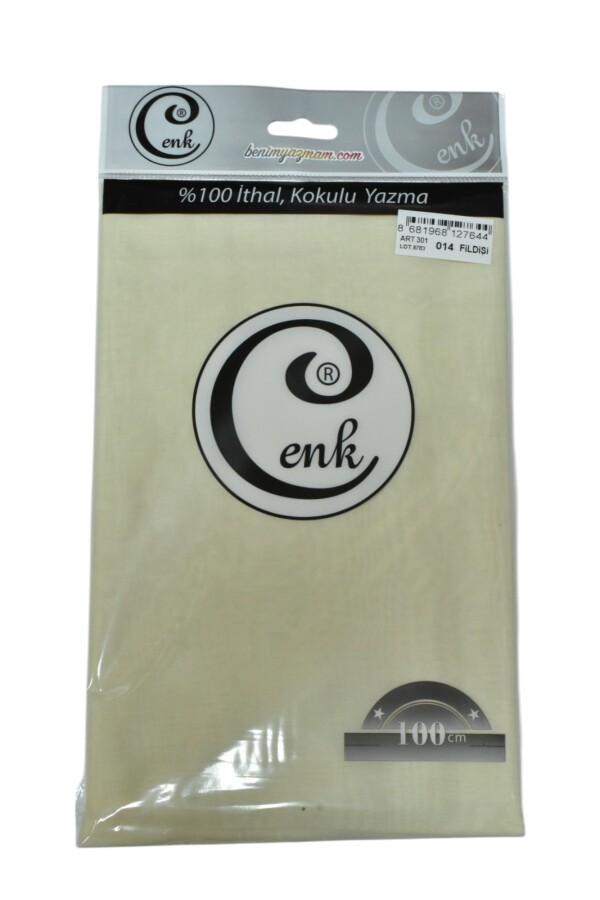 CENK,DÜZ RENK YAZMA 100CM 0014 FİLDİŞİ - CENK