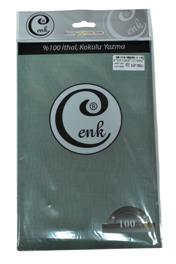 CENK,DÜZ RENK YAZMA 100CM 0072 KÜF YEŞİLİ - CENK