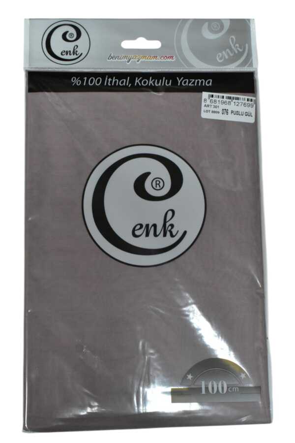 Cenk,düz Renk Yazma 100cm 0076 Puslu Gül