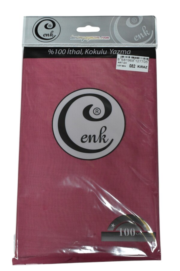 CENK,DÜZ RENK YAZMA 100CM 0082 KİRAZ - CENK