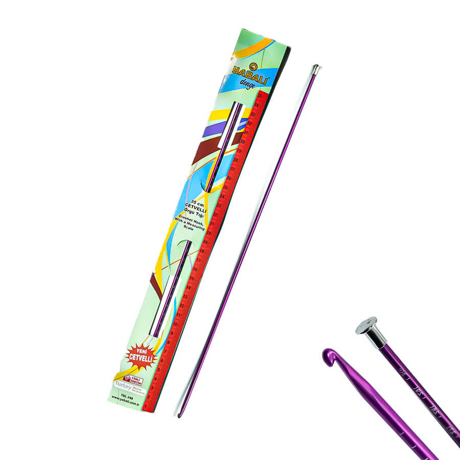 Yabalı,35 Cm Cetvelli Tığ No::3 Ybl-348