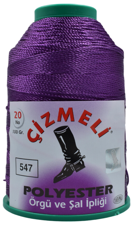 ÇİZMELİ,100 GR 20 NO 0547 MOR - Çizmeli