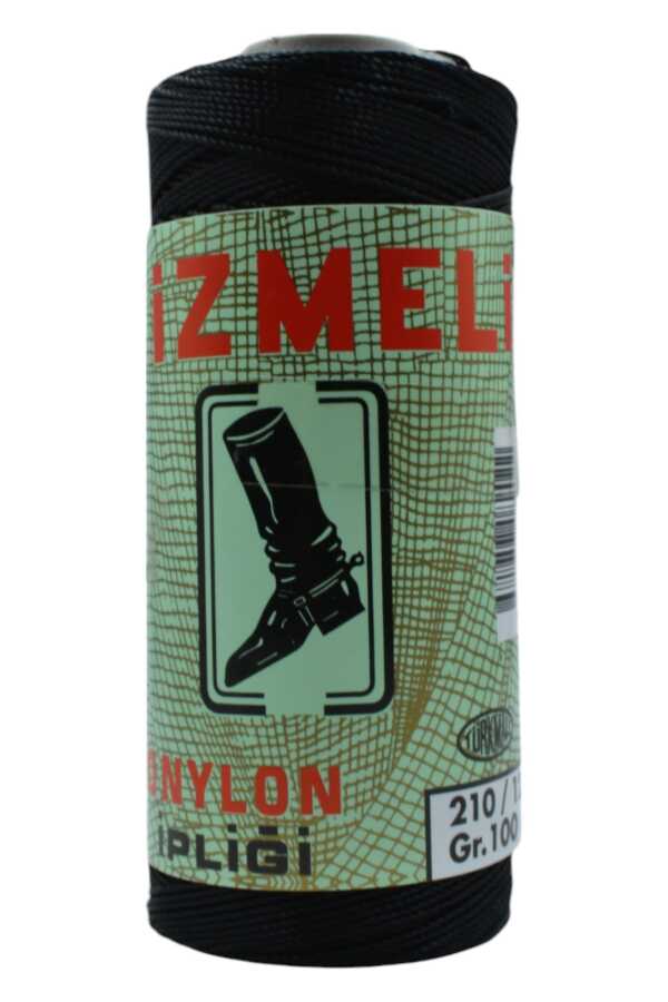 Çizmeli,100 Gr 210/12 Nylon Ağ İpliği 0000 Siyah