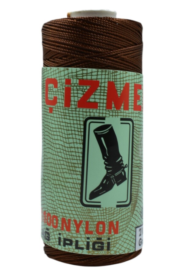 ÇİZMELİ,100 GR 210/12 NYLON AĞ İPLİĞİ 0400 KAHVE - Çizmeli