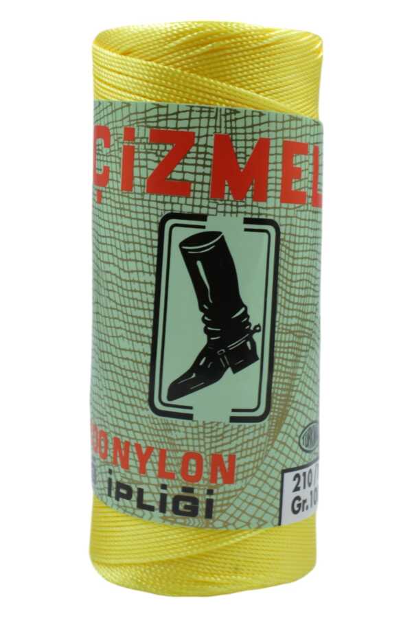 Çizmeli,100 Gr 210/12 Nylon Ağ İpliği 0445 Sarı
