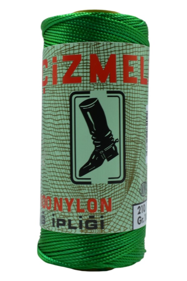 ÇİZMELİ,100 GR 210/21 NYLON AĞ İPLİĞİ 0071 ÇİMEN YEŞİL - Çizmeli