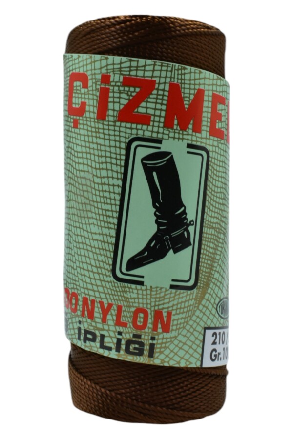 ÇİZMELİ,100 GR 210/21 NYLON AĞ İPLİĞİ 0400 KAHVE - Çizmeli