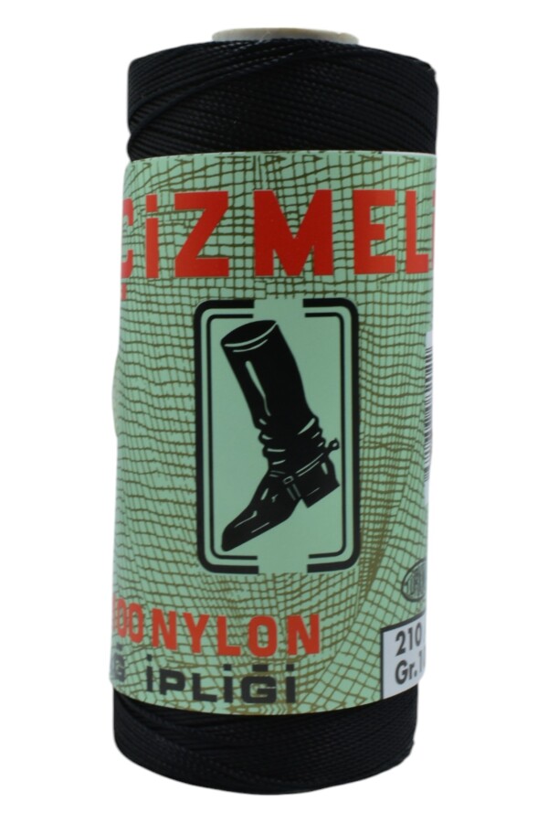 ÇİZMELİ,100 GR 210/9 NYLON AĞ İPLİĞİ 0000 SİYAH - Çizmeli