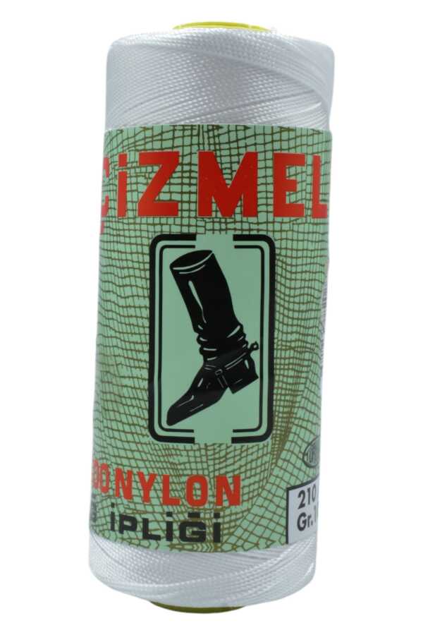 Çizmeli,100 Gr 210/9 Nylon Ağ İpliği 0001 Beyaz