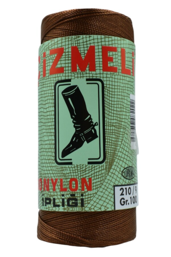 ÇİZMELİ,100 GR 210/9 NYLON AĞ İPLİĞİ 0400 KAHVE - Çizmeli