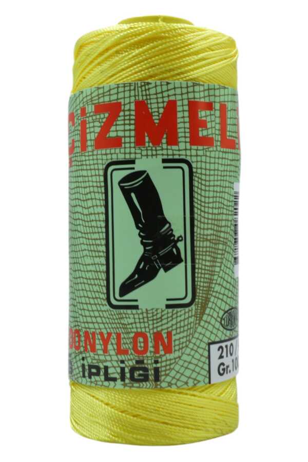 Çizmeli,100 Gr 210/9 Nylon Ağ İpliği 0445 Sarı