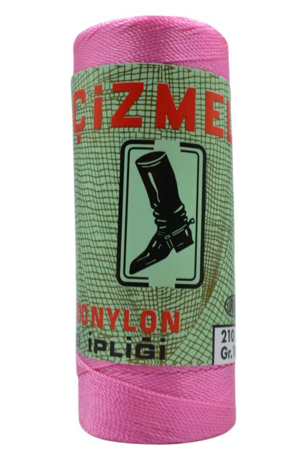 Çizmeli,100 Gr 210/9 Nylon Ağ İpliği 0603 Şeker Pembe