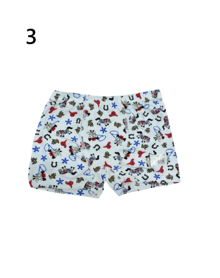 TUTKU,ÇOCUK ELASTAN EMPİRME BOXER NO:3 - 3