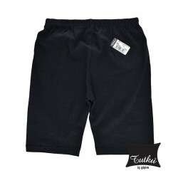 TUTKU,ÇOCUK KIZ ELASTAN KISA TAYT NO:3 SİYAH - Tutku