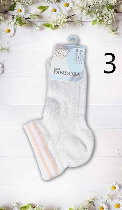 PANDORA,ÇOCUK PATİK-1003-ZİNCİR-5-6 - 3