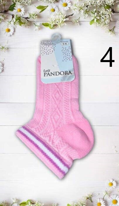 PANDORA,ÇOCUK PATİK-1003-ZİNCİR-5-6 - 4