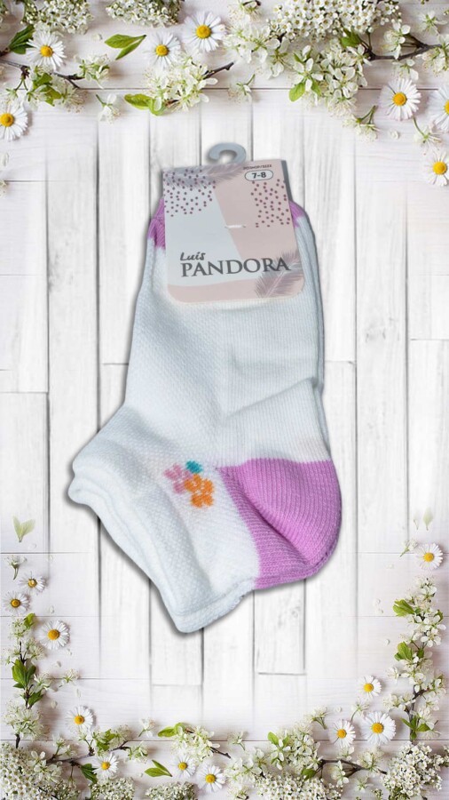 PANDORA,ÇOCUK PATİK-1091-CICEK-7-8 - PANDORA