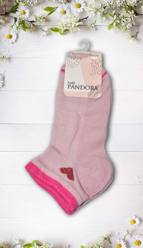 PANDORA,ÇOCUK PATİK-1092-KALP-3-4 - PANDORA