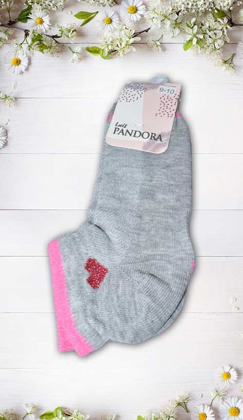 PANDORA,ÇOCUK PATİK-1092-KALP-9-10 - PANDORA