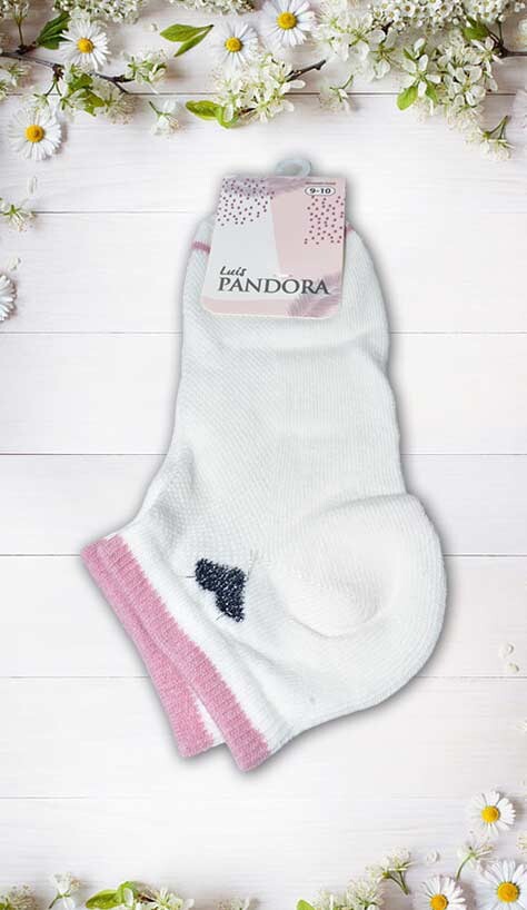 PANDORA,ÇOCUK PATİK-1092-KALP-9-10 - PANDORA