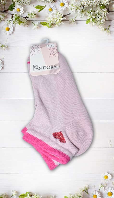 PANDORA,ÇOCUK PATİK-1092-KALP-9-10 - PANDORA