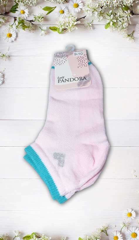 PANDORA,ÇOCUK PATİK-1092-KALP-9-10 - PANDORA