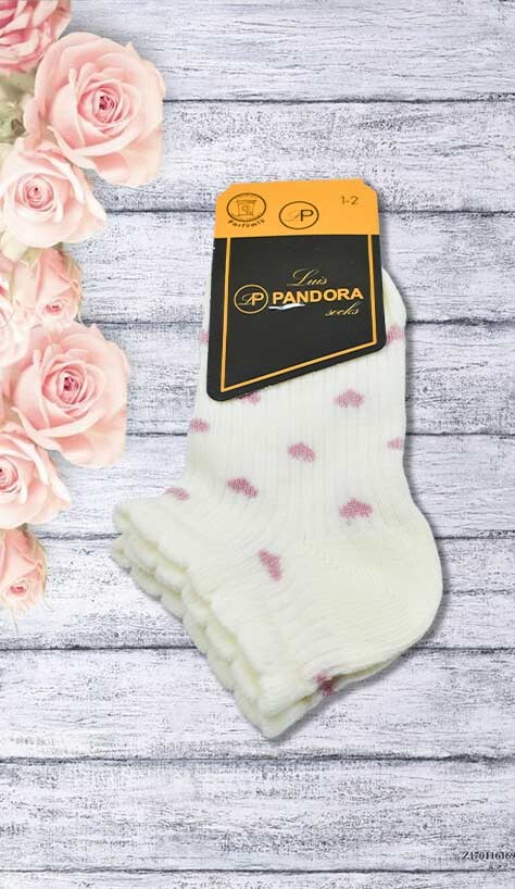 PANDORA,ÇOCUK PATİK-1093-KALP-1-2 - PANDORA