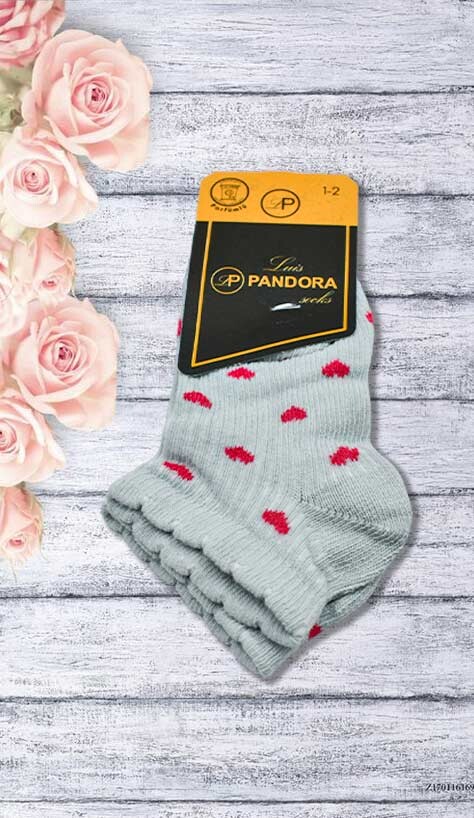 PANDORA,ÇOCUK PATİK-1093-KALP-1-2 - PANDORA