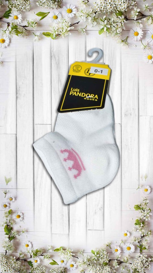 ÇOCUK PATİK-1094-TAC 0-1 - PANDORA KREM - PANDORA