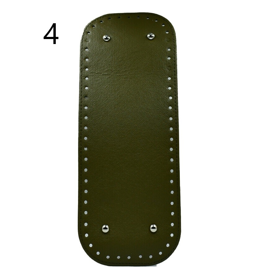 GORA,DERİ ÇANTA TABANI 12.5x33 RİVETLİ DİKDÖRTGEN - 4