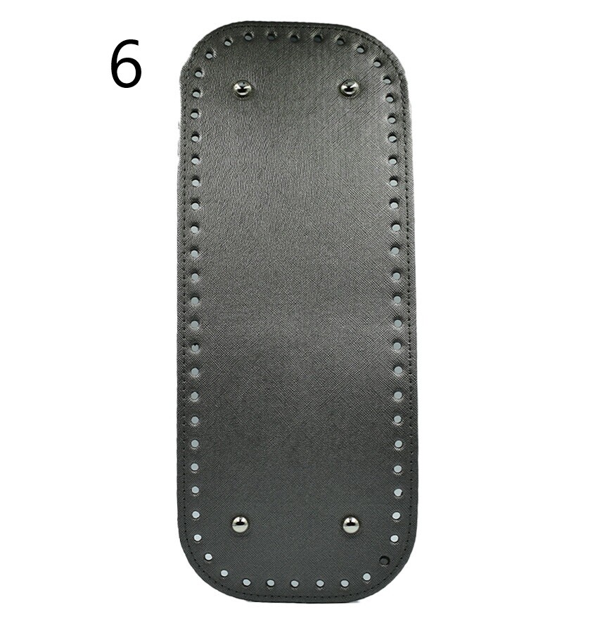 GORA,DERİ ÇANTA TABANI 12.5x33 RİVETLİ DİKDÖRTGEN - 6