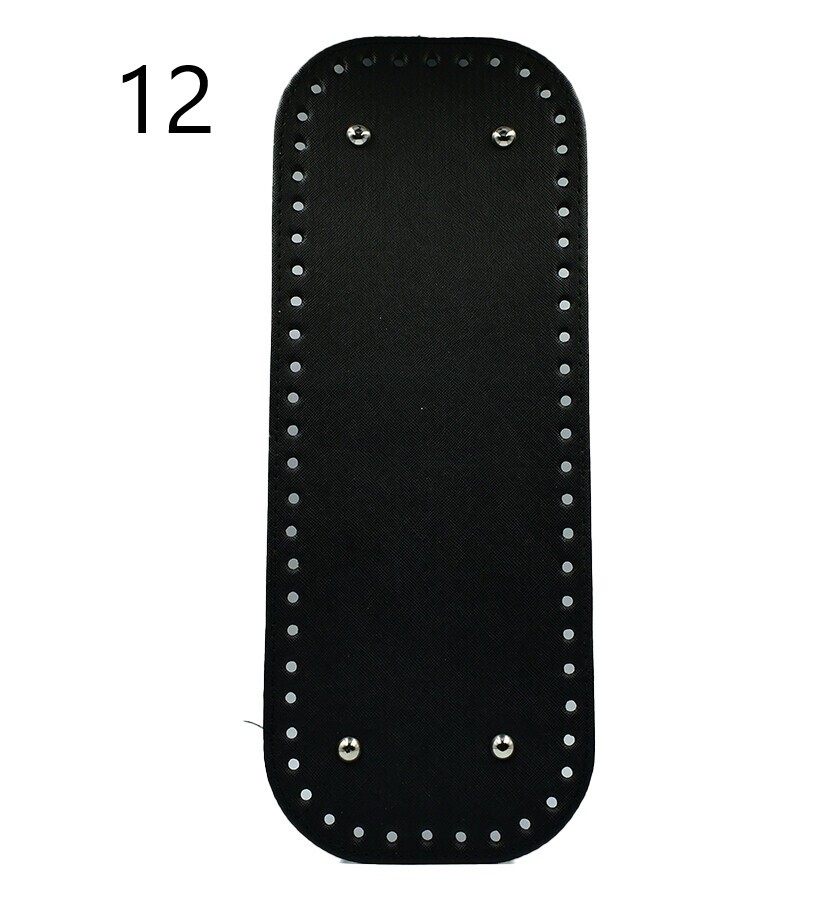 GORA,DERİ ÇANTA TABANI 12.5x33 RİVETLİ DİKDÖRTGEN - 12