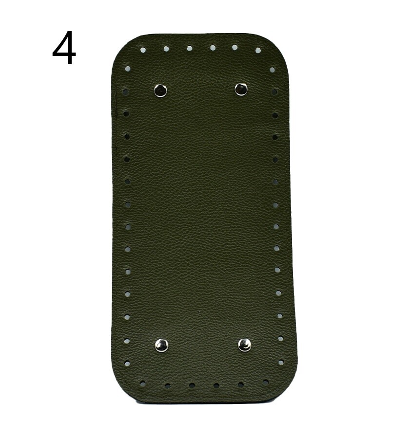 GORA,DERİ ÇANTA TABANI 12x25 RİVETLİ DİKDÖRTGEN - 4