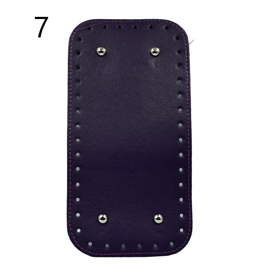 GORA,DERİ ÇANTA TABANI 12x25 RİVETLİ DİKDÖRTGEN - 7