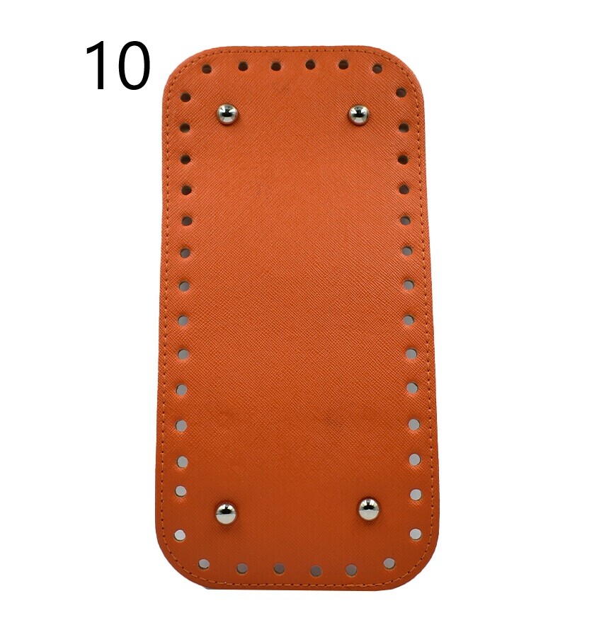 GORA,DERİ ÇANTA TABANI 12x25 RİVETLİ DİKDÖRTGEN - 10