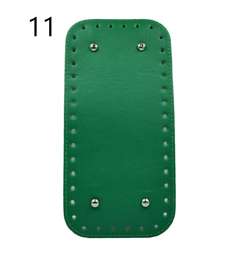 GORA,DERİ ÇANTA TABANI 12x25 RİVETLİ DİKDÖRTGEN - 11