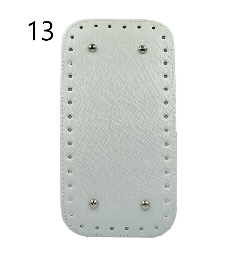 GORA,DERİ ÇANTA TABANI 12x25 RİVETLİ DİKDÖRTGEN - 13