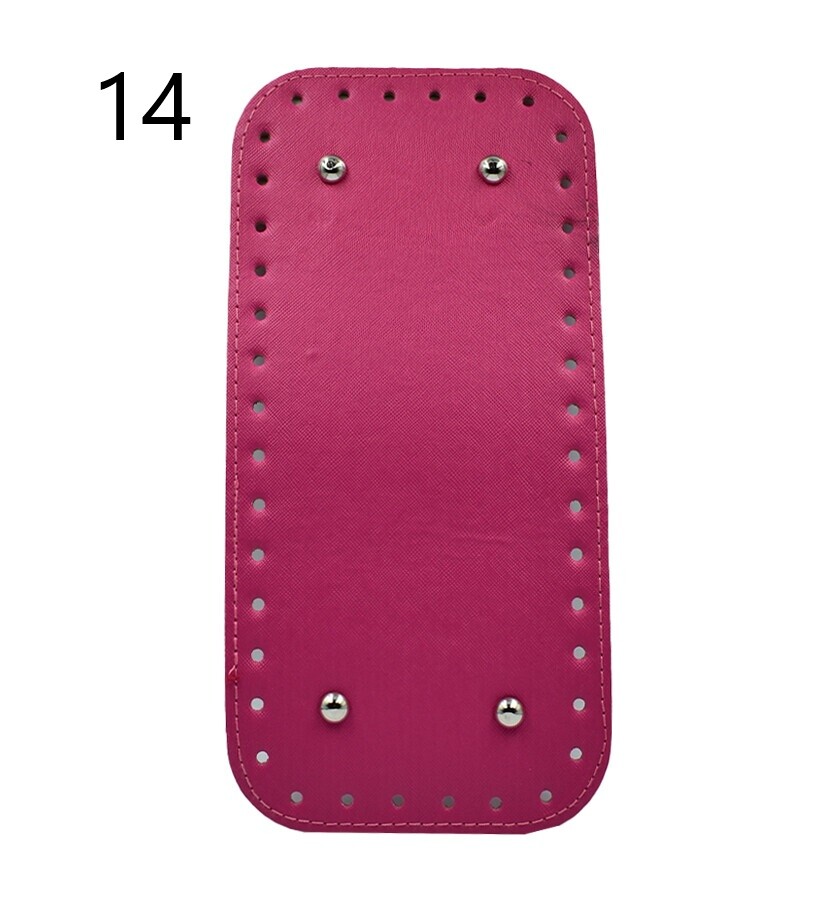 GORA,DERİ ÇANTA TABANI 12x25 RİVETLİ DİKDÖRTGEN - 14
