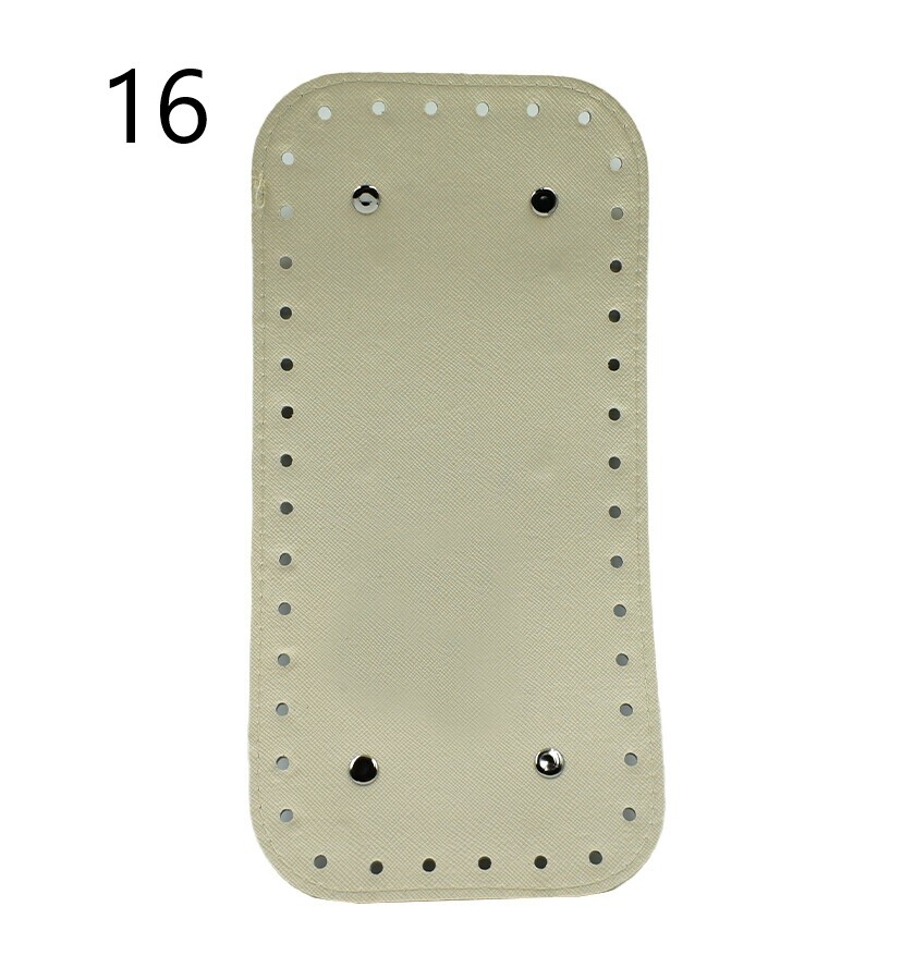 GORA,DERİ ÇANTA TABANI 12x25 RİVETLİ DİKDÖRTGEN - 16