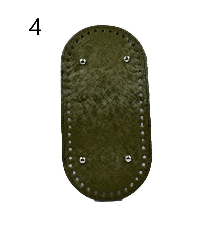 GORA,DERİ ÇANTA TABANI 12x25 RİVETLİ OVAL - 4
