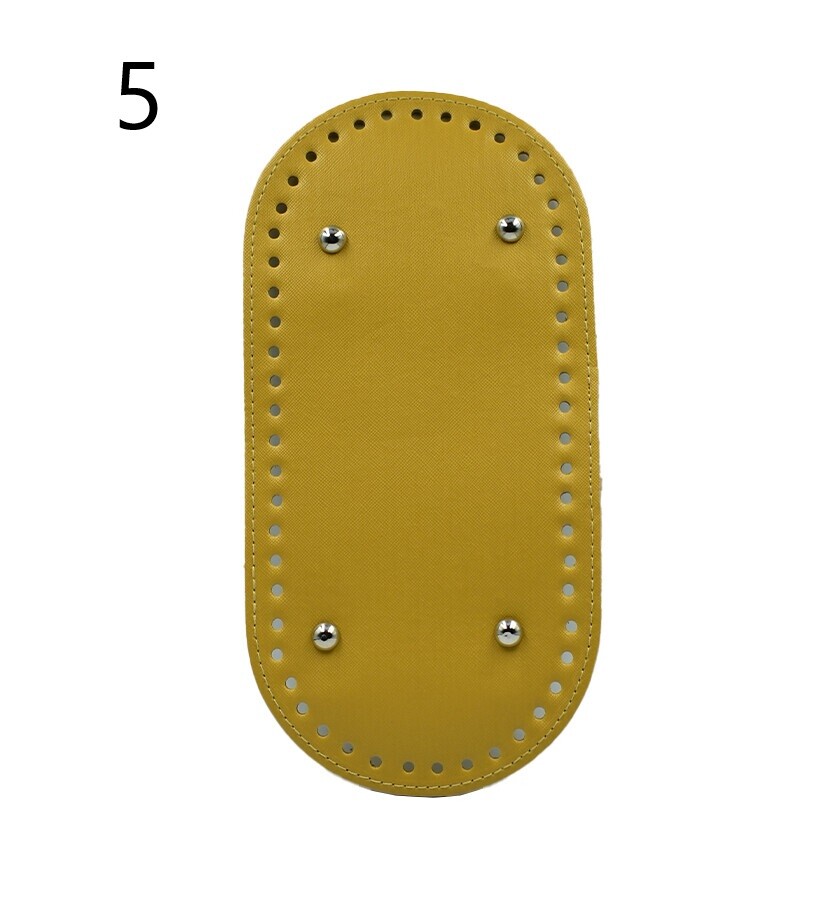 GORA,DERİ ÇANTA TABANI 12x25 RİVETLİ OVAL - 5