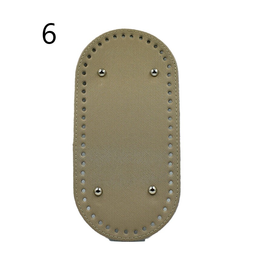 GORA,DERİ ÇANTA TABANI 12x25 RİVETLİ OVAL - 6