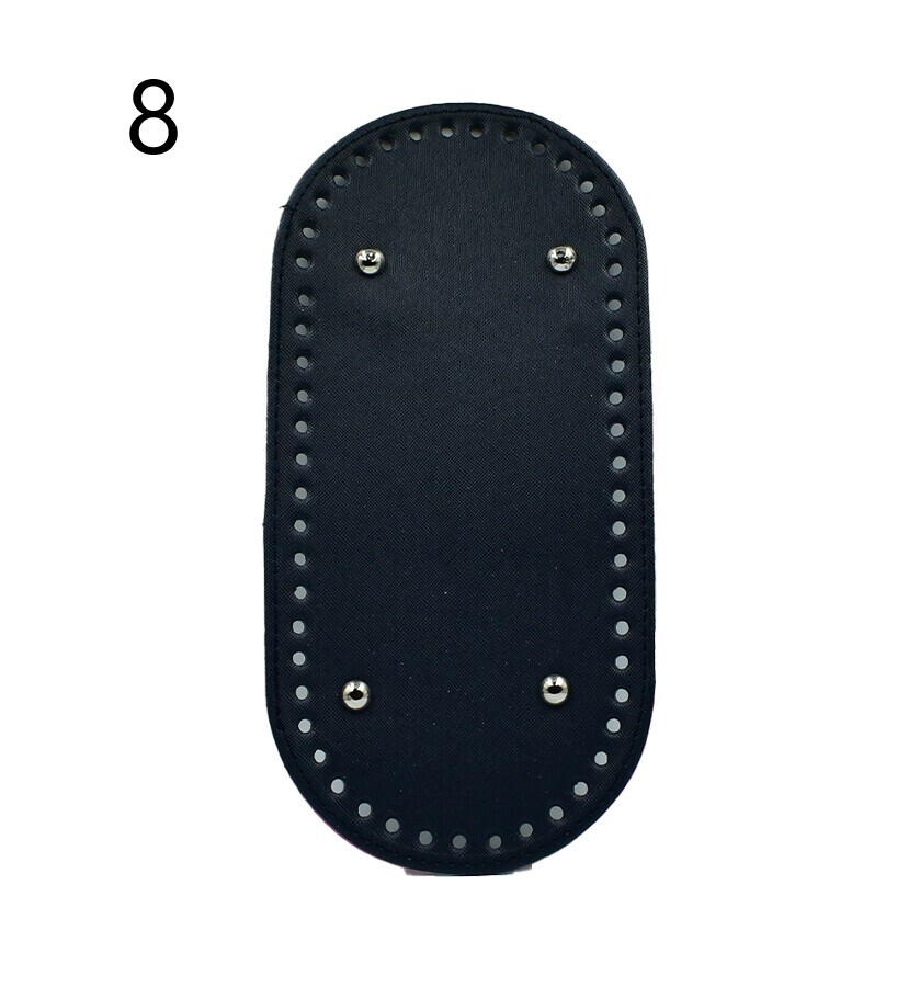 GORA,DERİ ÇANTA TABANI 12x25 RİVETLİ OVAL - 8