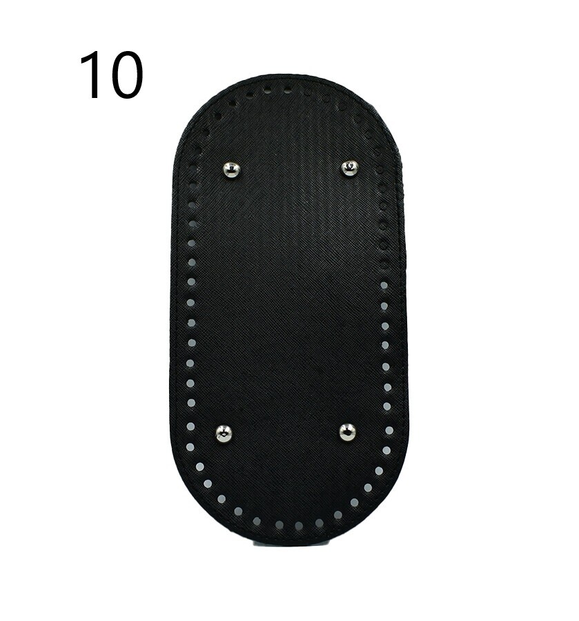 GORA,DERİ ÇANTA TABANI 12x25 RİVETLİ OVAL - 10