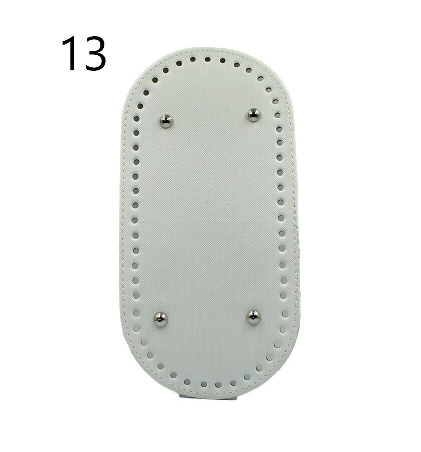 GORA,DERİ ÇANTA TABANI 12x25 RİVETLİ OVAL - 13