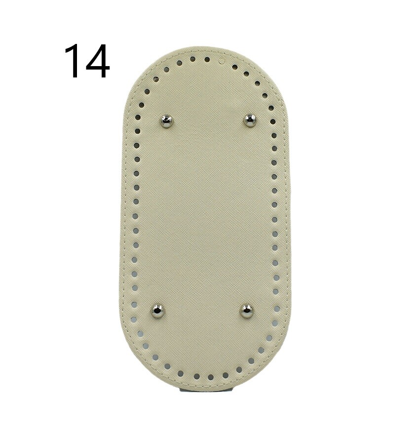 GORA,DERİ ÇANTA TABANI 12x25 RİVETLİ OVAL - 14