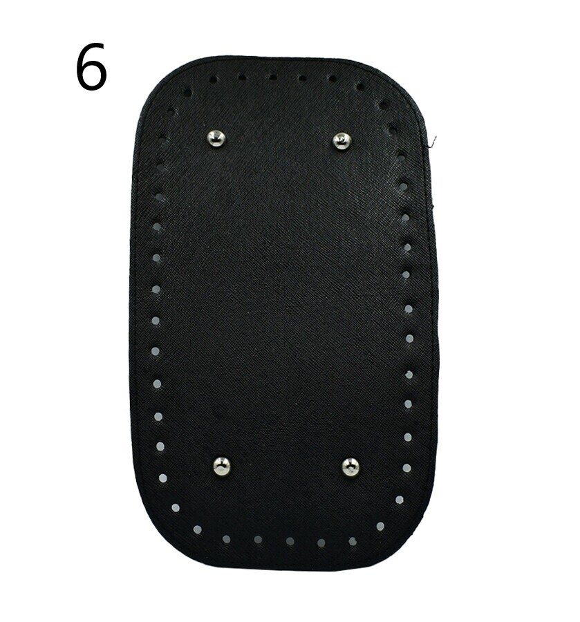 GORA,DERİ ÇANTA TABANI 15x25 RİVETLİ DİKDÖRTGEN - 6